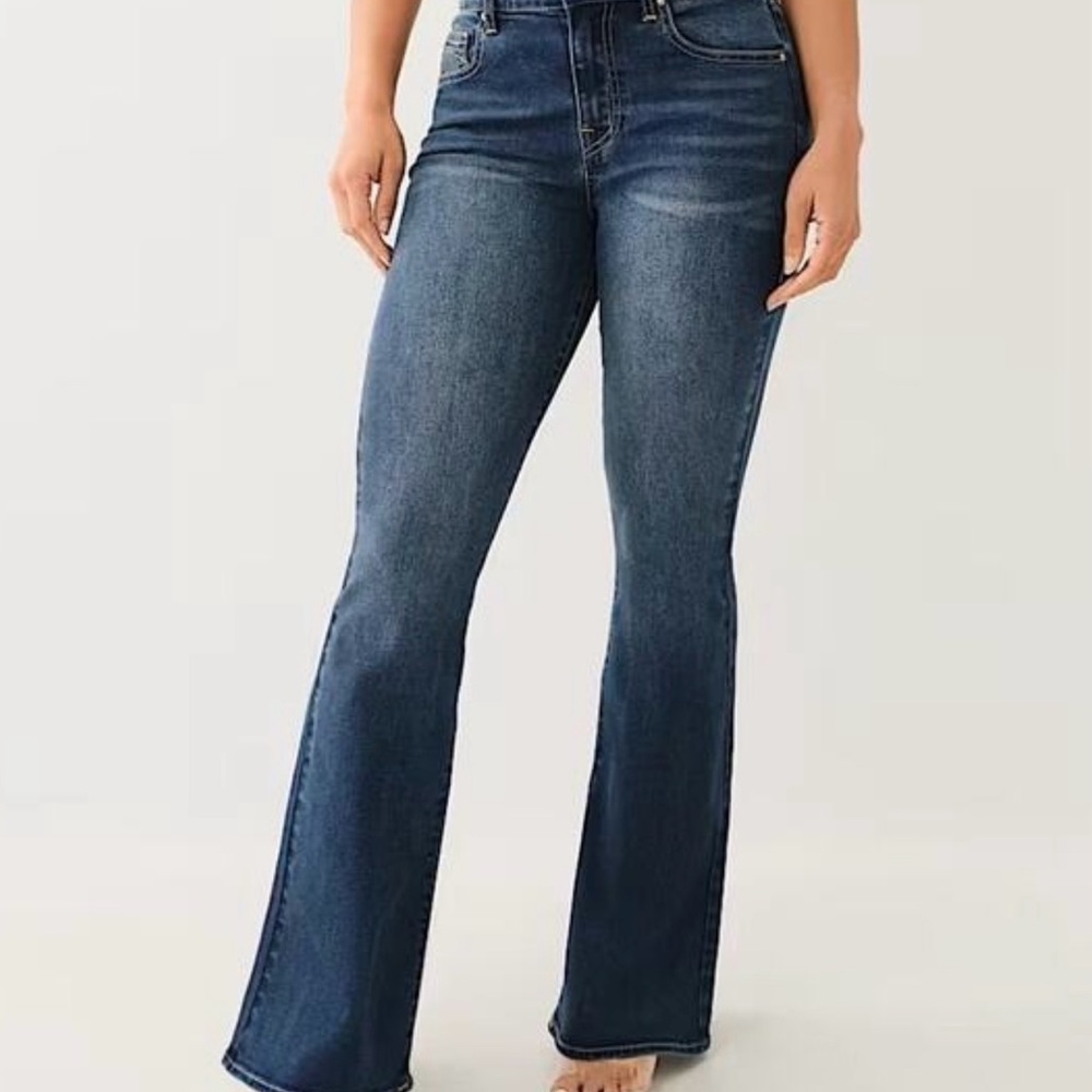 True Religion Charlie Dark Blue Flare Jeans Women’s 29